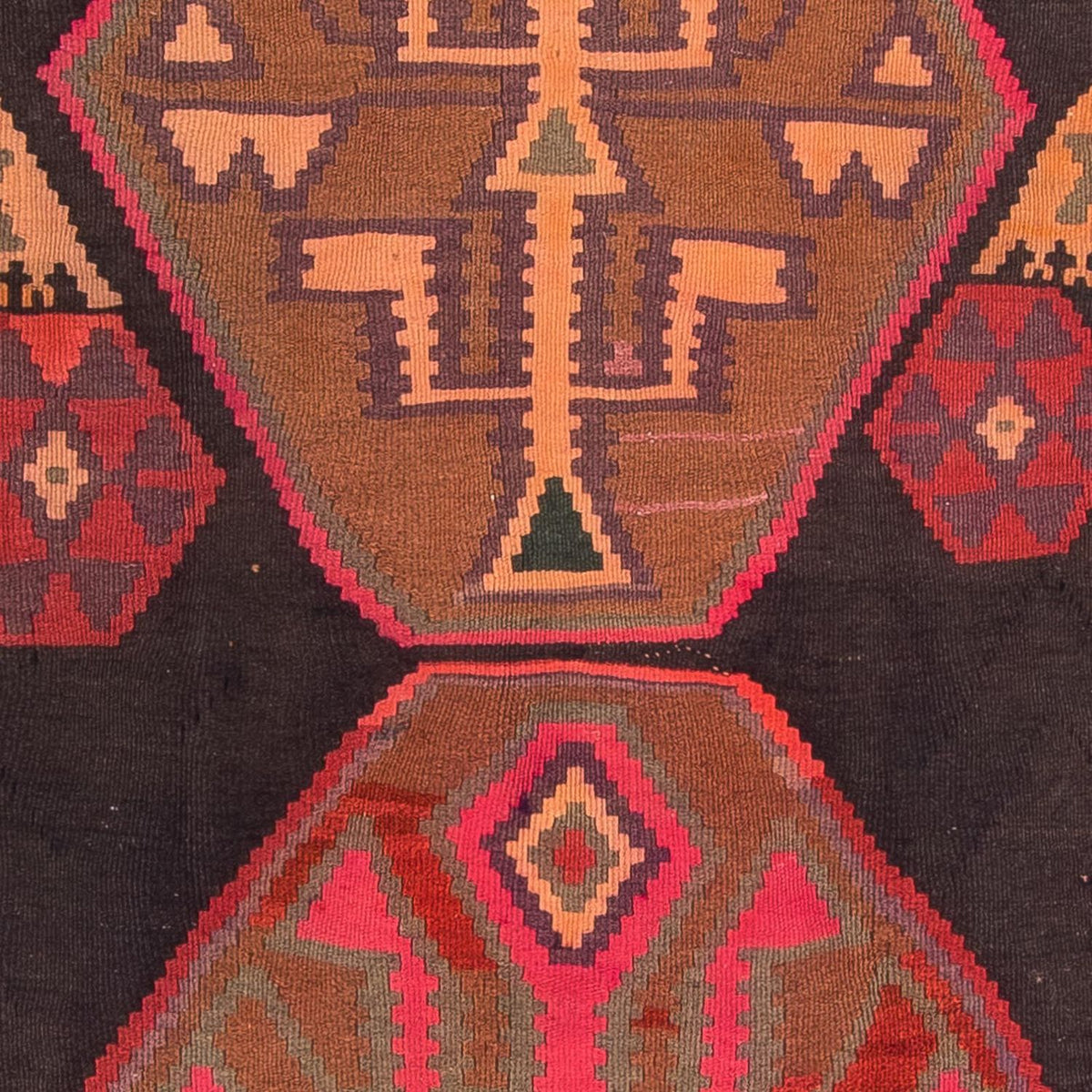 Kelim Teppich - Old 340 x 150 cm - mehrfarbig