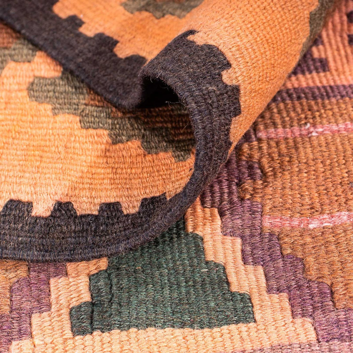 Kelim Teppich - Old 340 x 150 cm - mehrfarbig