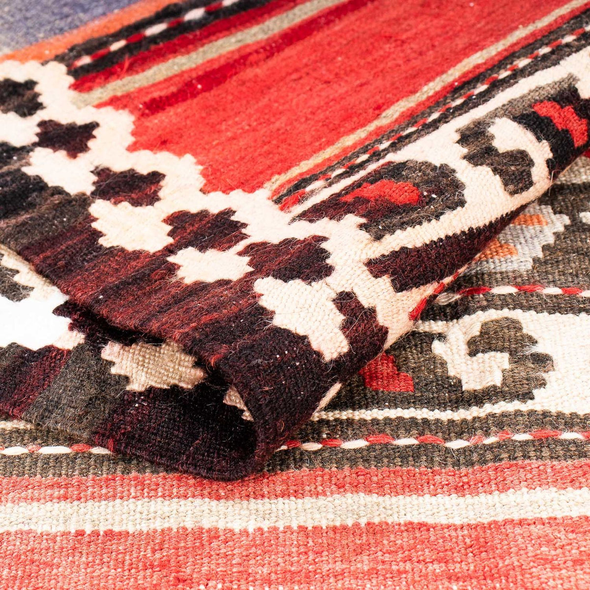 Kelim Teppich - Old 310 x 140 cm - mehrfarbig