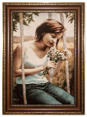 Bild-Teppich 85 x 60 cm Fußmatte