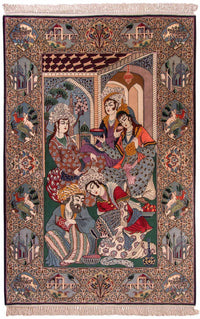Perserteppich - Isfahan - Premium 165 x 110 cm Teppichbrücke