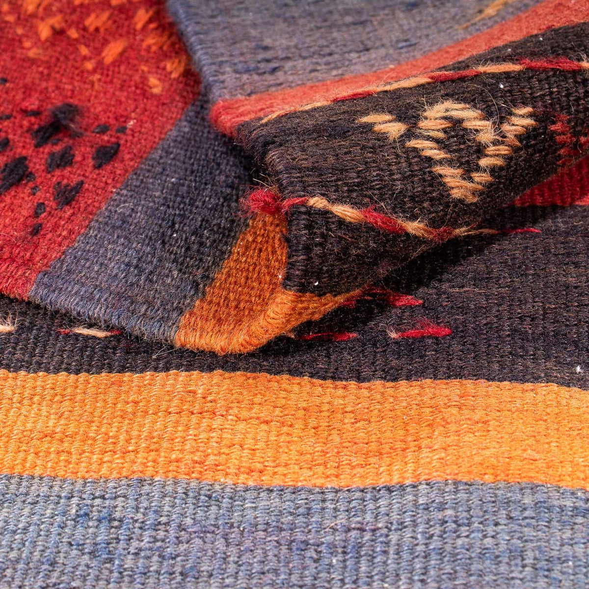 Kelim Teppich - Old 205 x 160 cm - mehrfarbig