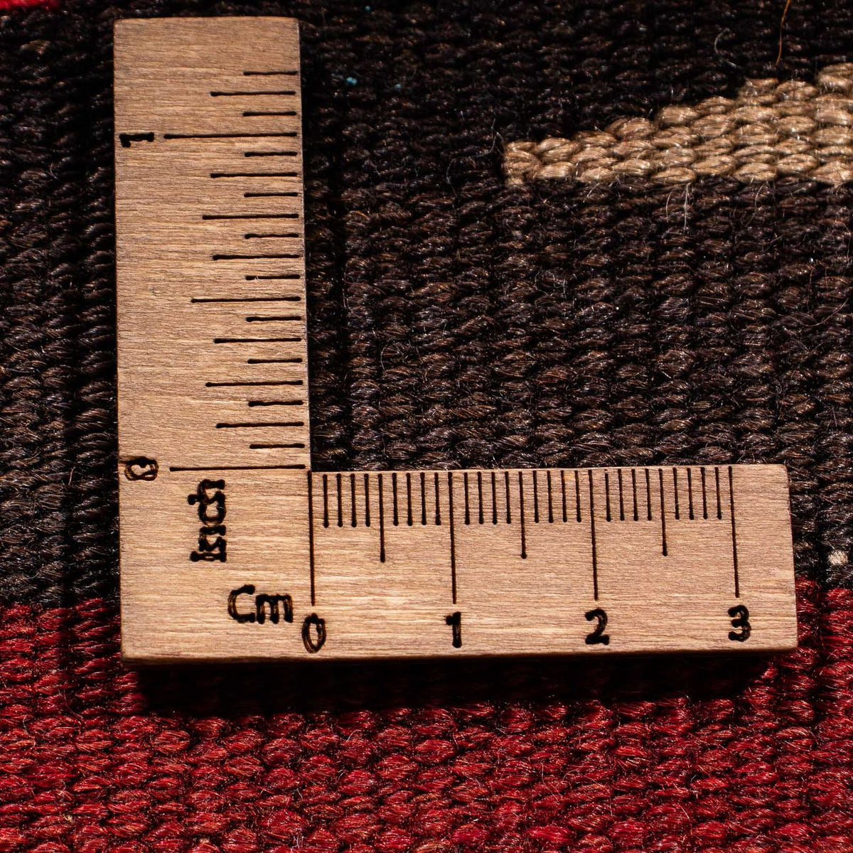 Kelim Teppich - Old 95 x 75 cm - mehrfarbig