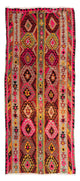 Kelim Teppich - Old 280 x 112 cm - mehrfarbig