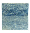 Designer Teppich 61x62cm - Quadratisch / Hellblau / 61 x 62 cm Quadratisch