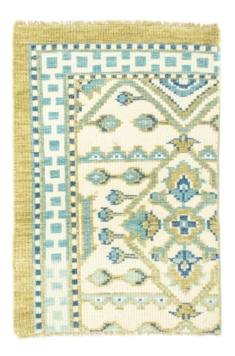 Designer Teppich 92 x 59 cm - beige