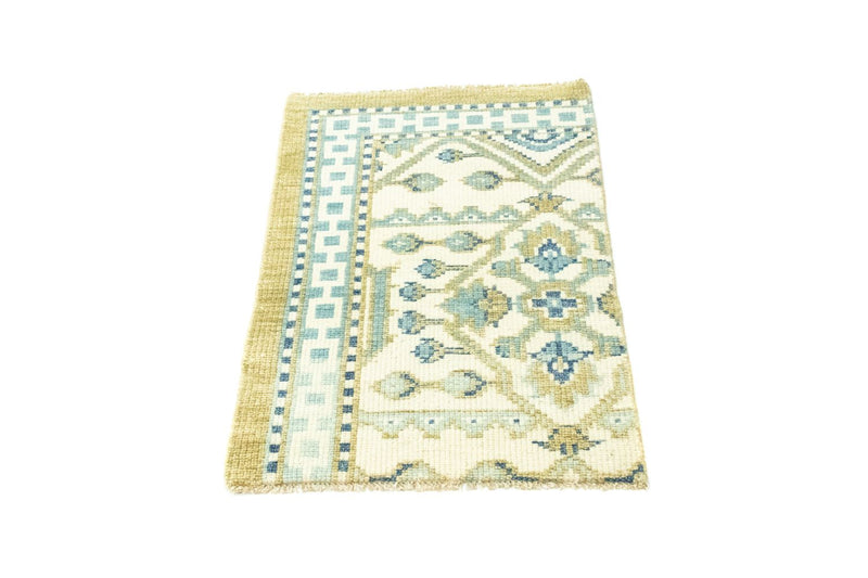 Designer Teppich 92 x 59 cm - beige