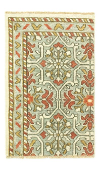 Designer Teppich 92 x 60 cm - beige