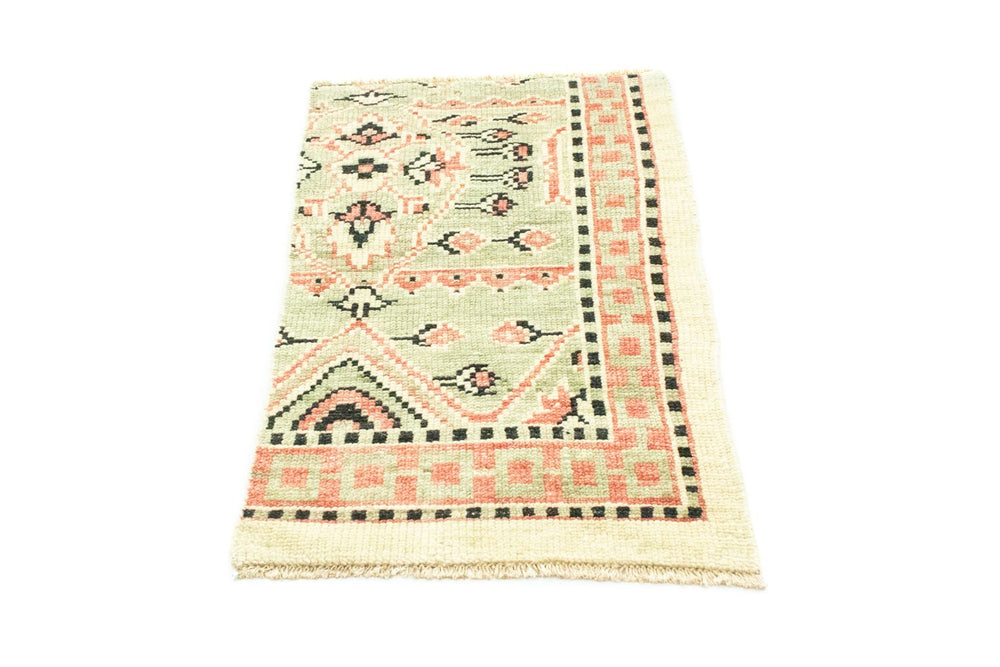 Wollteppich 93 x 59 cm Fußmatte
