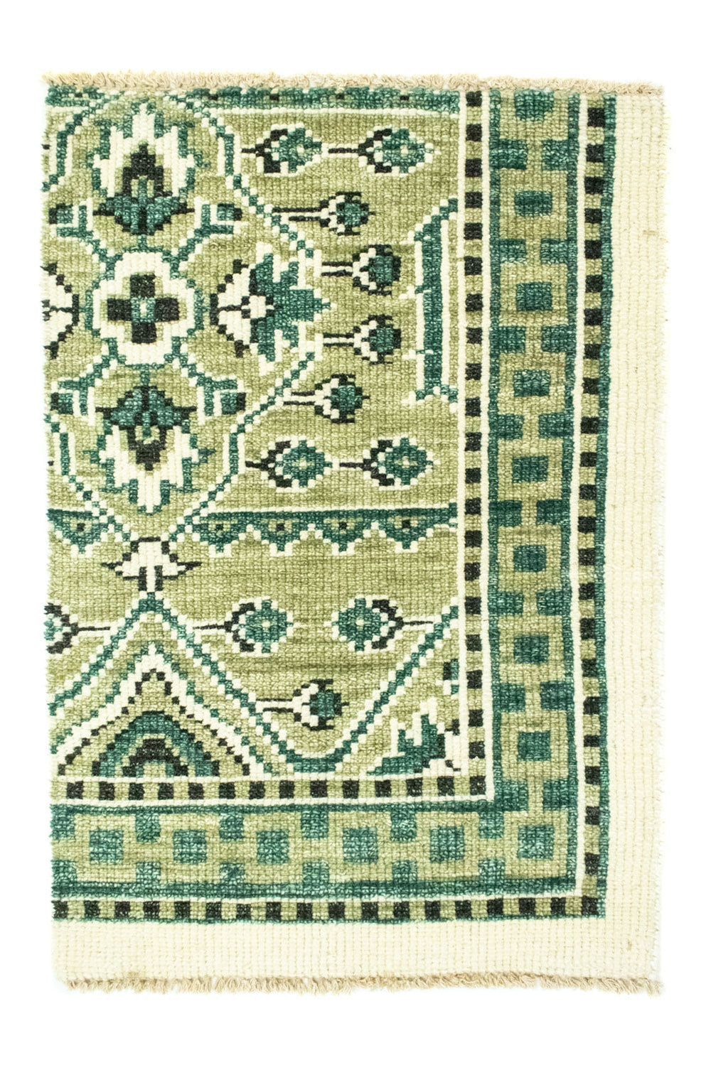 Wollteppich 87 x 64 cm Fußmatte