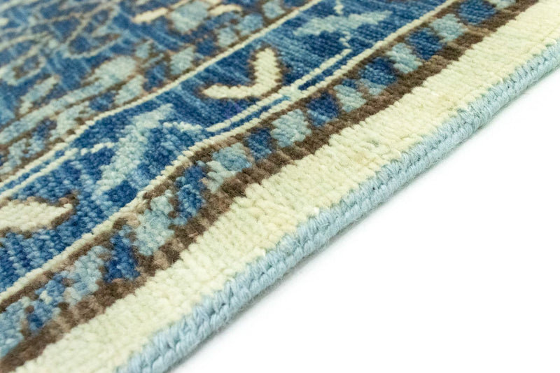 Designer Teppich 92 x 59 cm - blau
