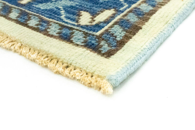 Designer Teppich 92 x 59 cm - blau