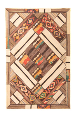 Patchwork Teppich 230 x 160 cm - mehrfarbig