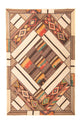Patchwork Teppich 230 x 160 cm - mehrfarbig