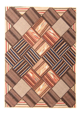 Patchwork Teppich 200 x 150 cm - mehrfarbig