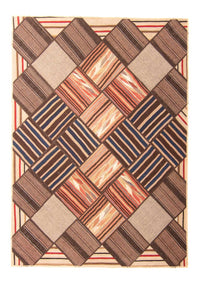 Patchwork Teppich 200 x 150 cm - mehrfarbig