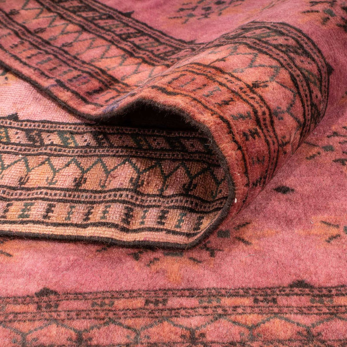 Orientteppich 165 x 131 cm - hellrot