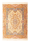 Täbriz - 60 Raj Teppich 145x200cm - Perserteppich - Rechteckig / Beige / 145 x 200 cm Rechteckig