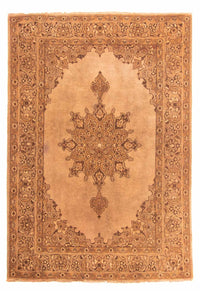 Orientteppich 213 x 150 cm - dunkelbeige