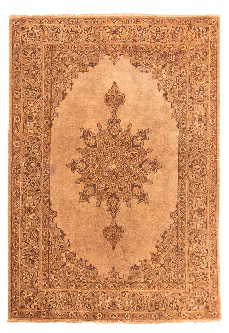 Orientteppich 213 x 150 cm - dunkelbeige