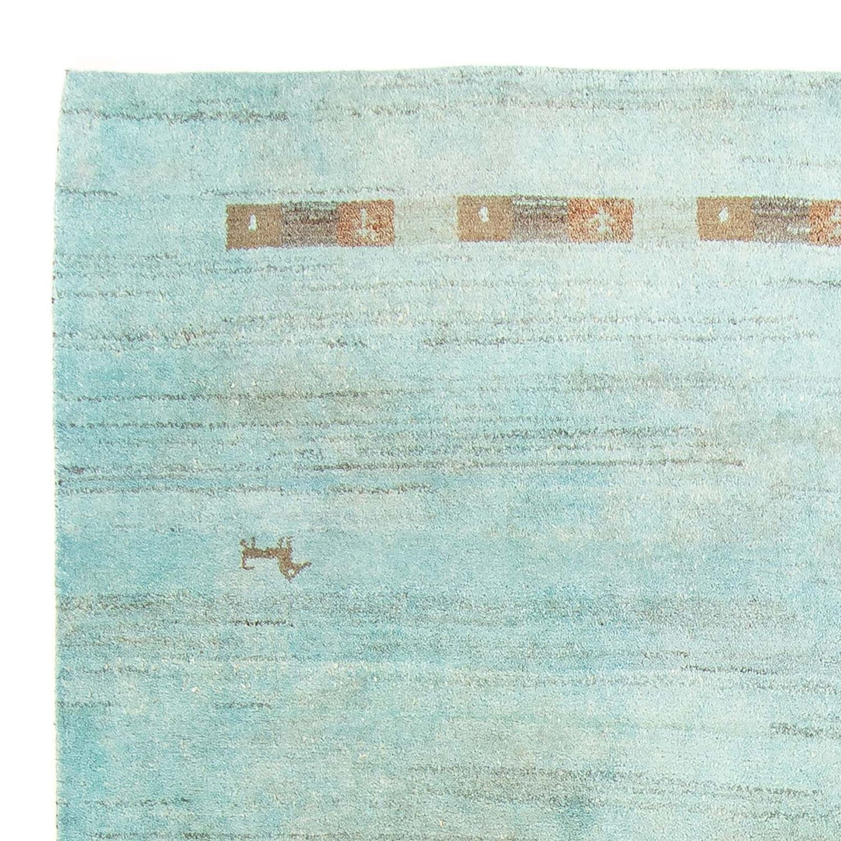 Gabbeh Teppich - Indus 237 x 170 cm - hellblau