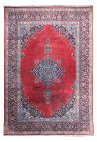 Orientteppich 325 x 225 cm - dunkelrot