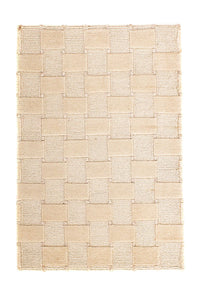 Nepal Teppich 90 x 60 cm - beige