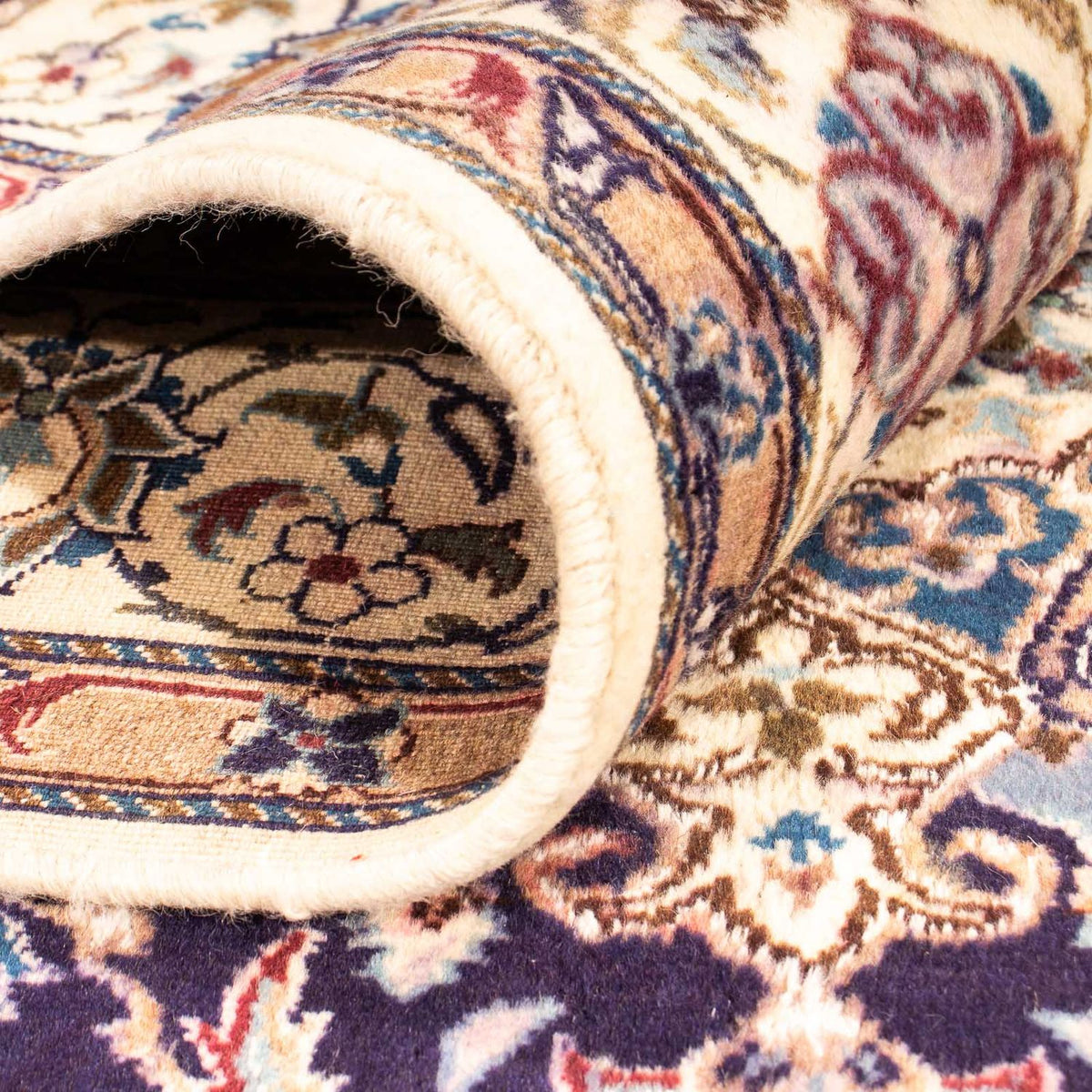 Perserteppich - Nain - Royal 292 x 197 cm - dunkelblau