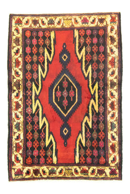 Perserteppich - Nomadic 151 x 103 cm - rot