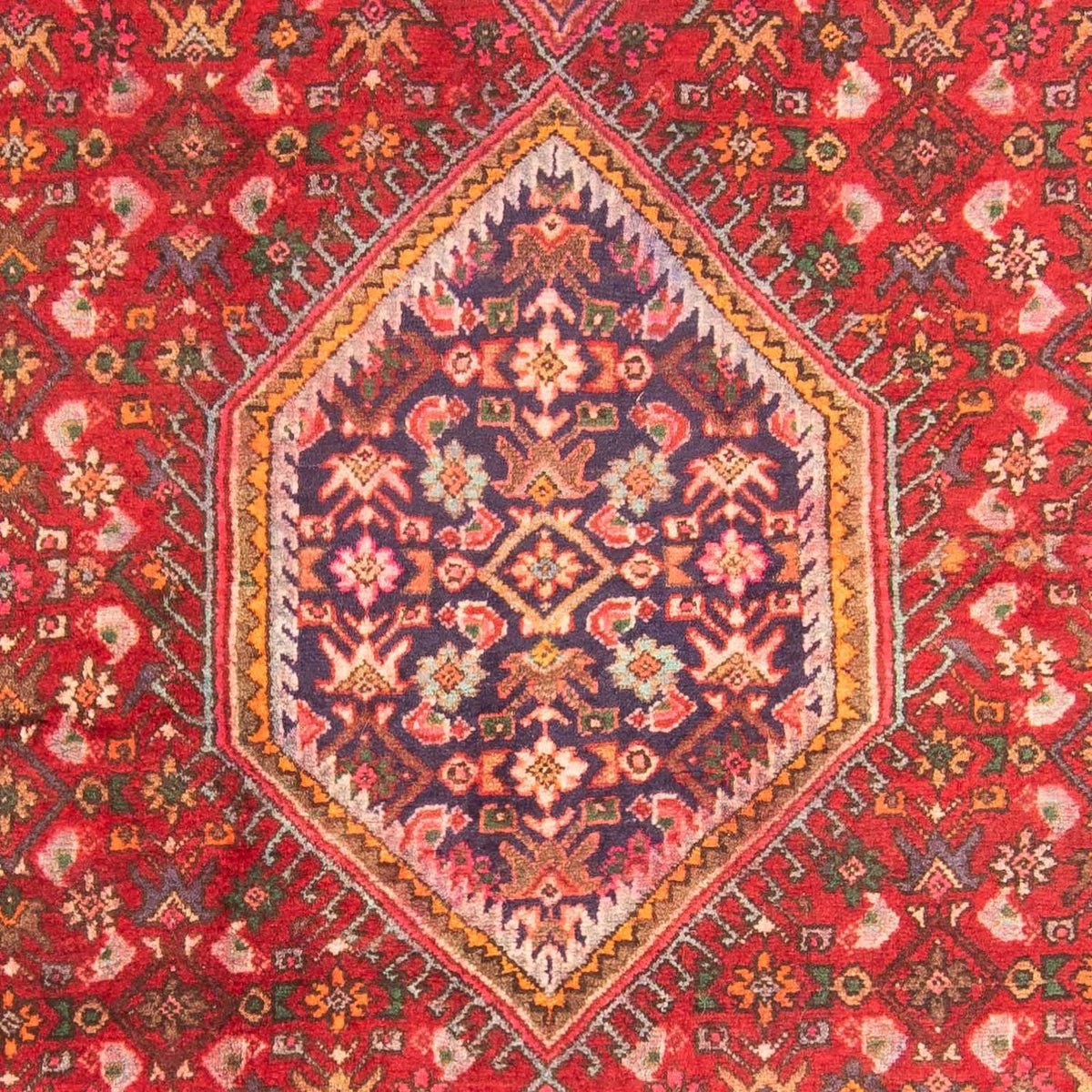 Orientteppich 222 x 128 cm - hellrot