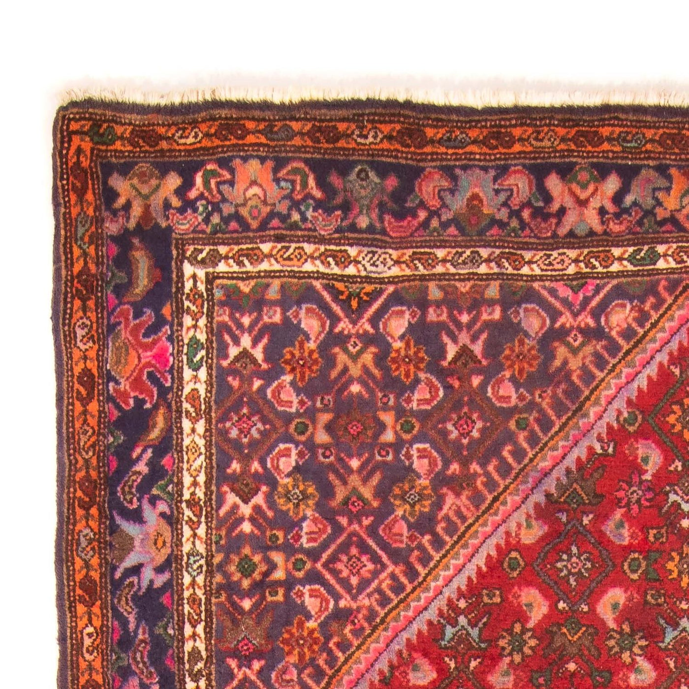 Orientteppich 222 x 128 cm - hellrot