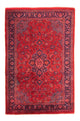 Orientteppich 208 x 135 cm - dunkelrot