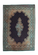 Orientteppich 199 x 151 cm - dunkelblau