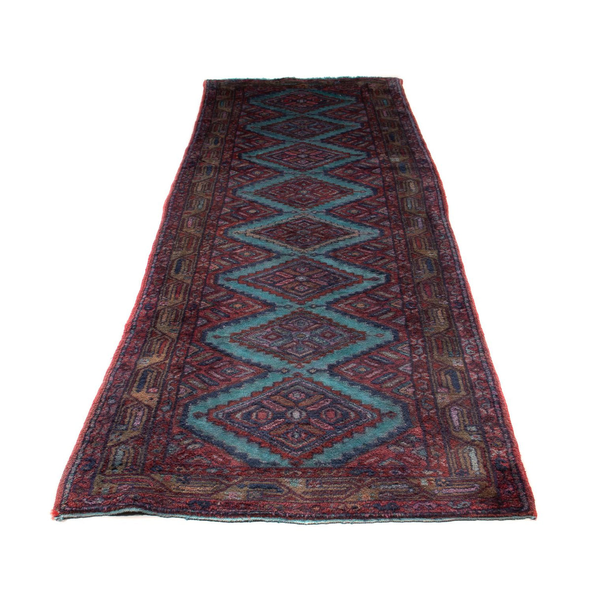 Orientteppich 281 x 89 cm - blau