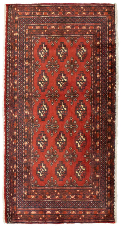 Turkaman Teppich 50x100cm - Orientteppich