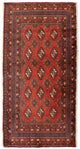 Turkaman Teppich 100x50cm - Orientteppich
