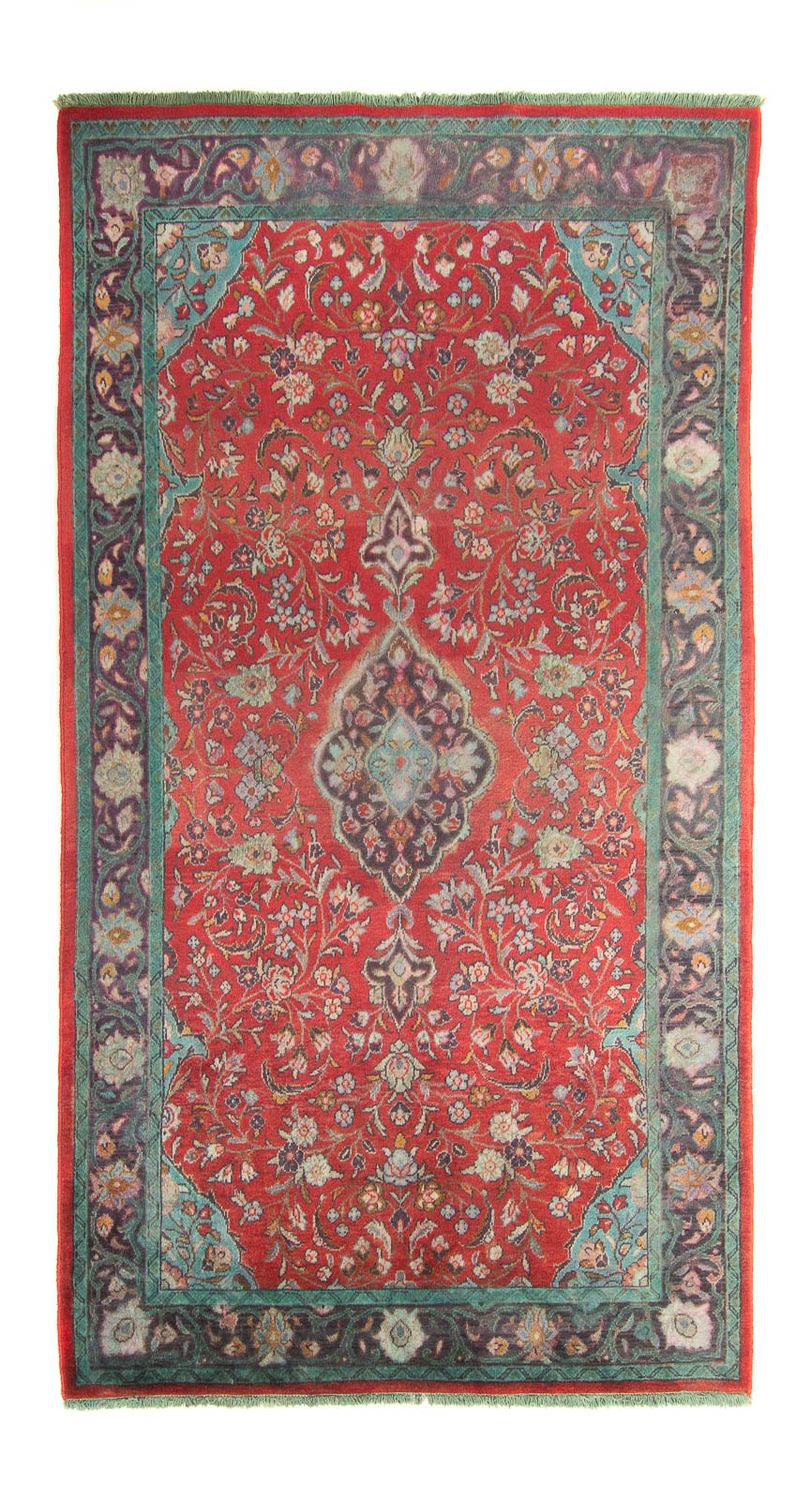 Orientteppich 245 x 140 cm - rot