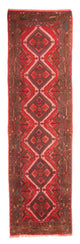 Orientteppich 282 x 80 cm - rot