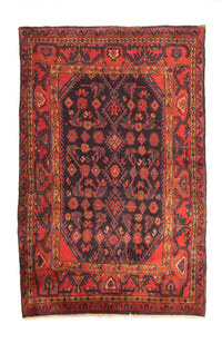 Perserteppich - Nomadic 184 x 117 cm - dunkelblau