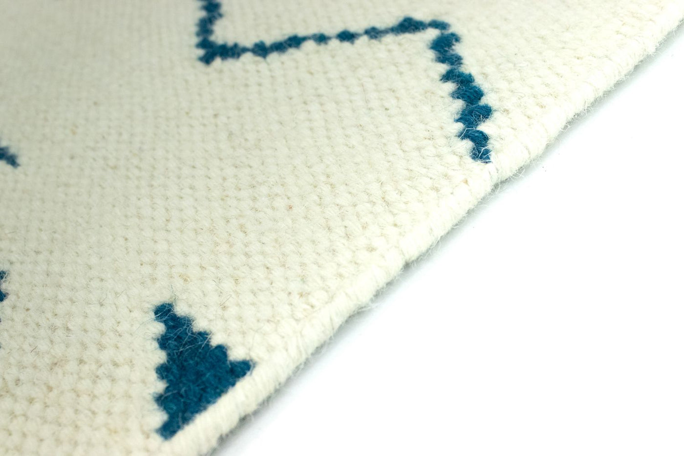 Kelim Modern Teppich 95x62cm - Wollteppich