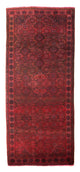Orientteppich 323 x 115 cm - dunkelrot