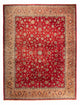 Orientteppich - Täbriz 363 x 280 cm - dunkelrot
