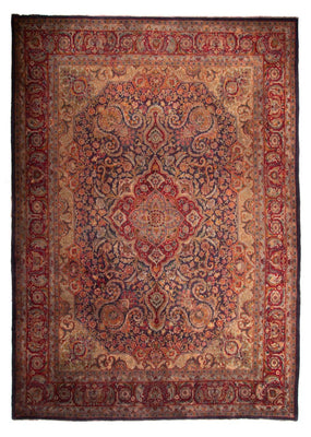 Orientteppich 383 x 295 cm - dunkelrot