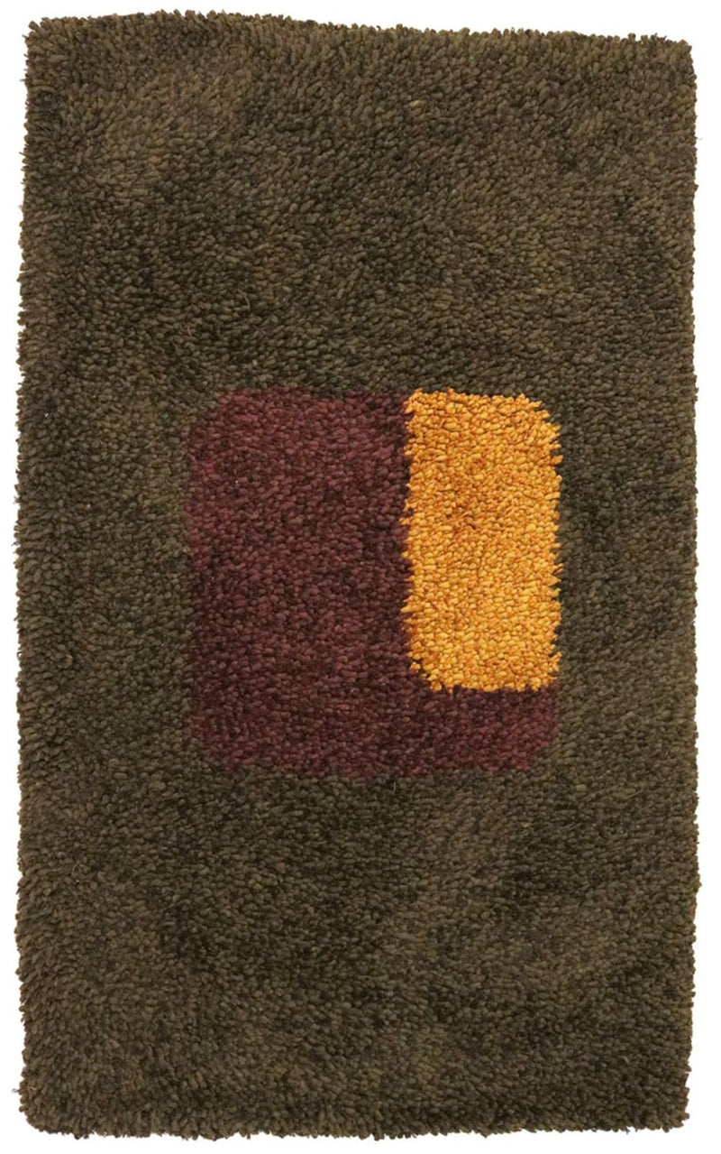 Hochflor Teppich 153 x 96 cm