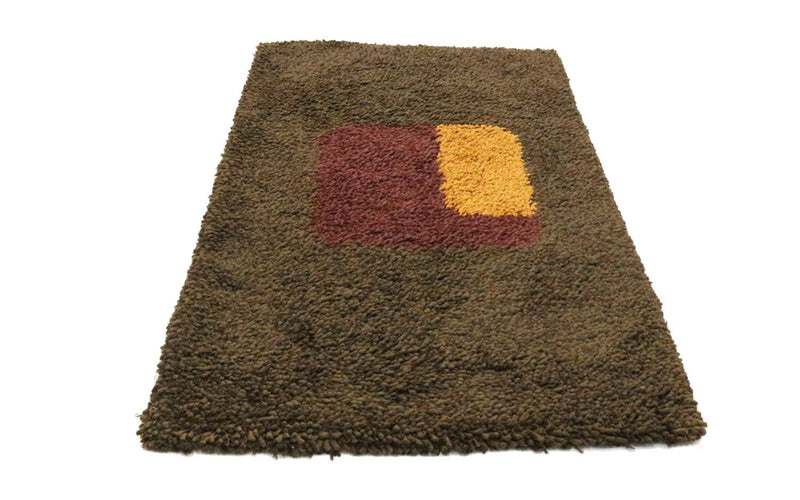 Hochflor Teppich 153 x 96 cm