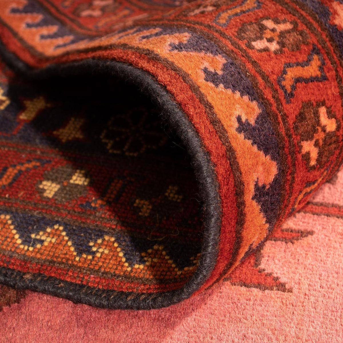 Orientteppich 396 x 306 cm - dunkelrot