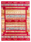 Ziegler Teppich 121x169cm - Orientteppich - Rechteckig / Hellrot / 121 x 169 cm Rechteckig