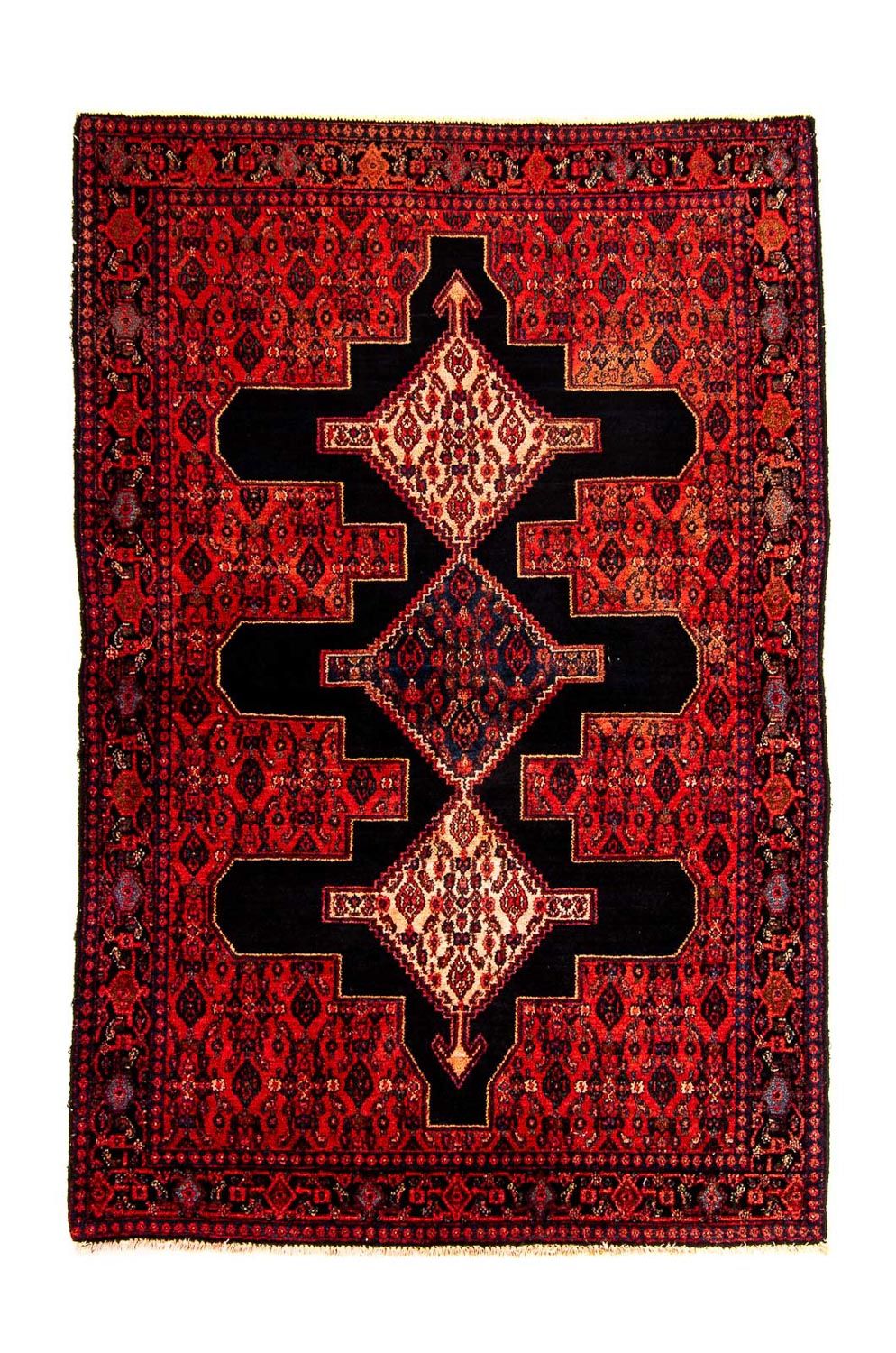 Perserteppich - Classic 181 x 124 cm - dunkelrot