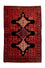 Perserteppich - Classic 181 x 124 cm - dunkelrot