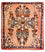 Perserteppich - Classic 63 x 54 cm - hellrot